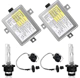 Set of 2 HID Headlight Ballast W/Igniter & D2S Bulb fit for Acura TL TSX ILX ZDX RDX for Honda Odyssey for...