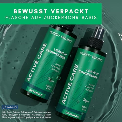 Testnote: Sehr gut - Leave-In Conditioner für Hunde - Active Care - Präbiotisches Fellpflege- & Entfilzungsspray ohne Ausspülen - 100% vegan - für geschmeidiges, leicht kämmbares Fell - 250ml