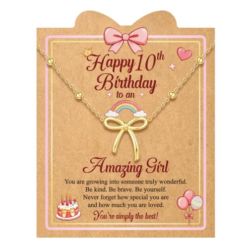 Turandoss 10 Year Old Girl Gifts 10th Birthday Gifts Girls Stuff Necklace - image 1