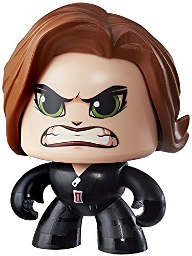 Image of Marvel Mighty Muggs Black Widow #5, 3.75-Inch Collectible Figure, Classic Character Design, Includes Display Case Package, for Kids Ages 6 and Up