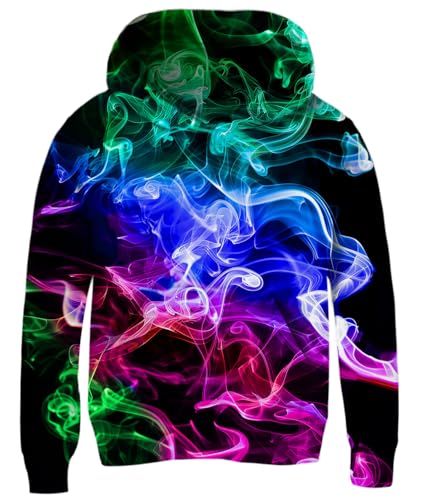 Fanient Pullover Kinder Hoodie Jungen Bunt Drucken Pullover Mädchen...