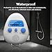 Shower Radio, Bathroom Radio AM FM, Portable Waterproof Hanging Shower Radio built in Speaker, Adjustable Volume, for Bathroom Outdoor Use
