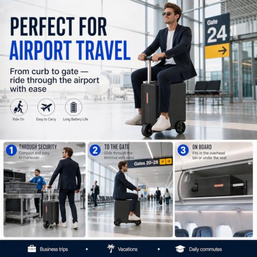 EurHomePlus Electric Rideable Suitcase