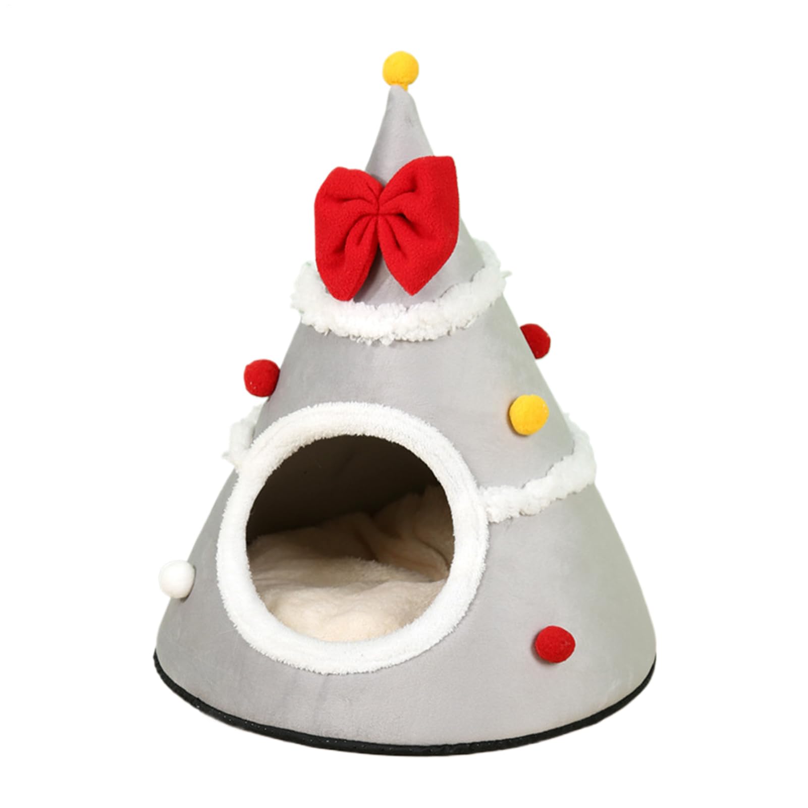 Lit pour chiot lavable style igloo contre le stress de l'animal