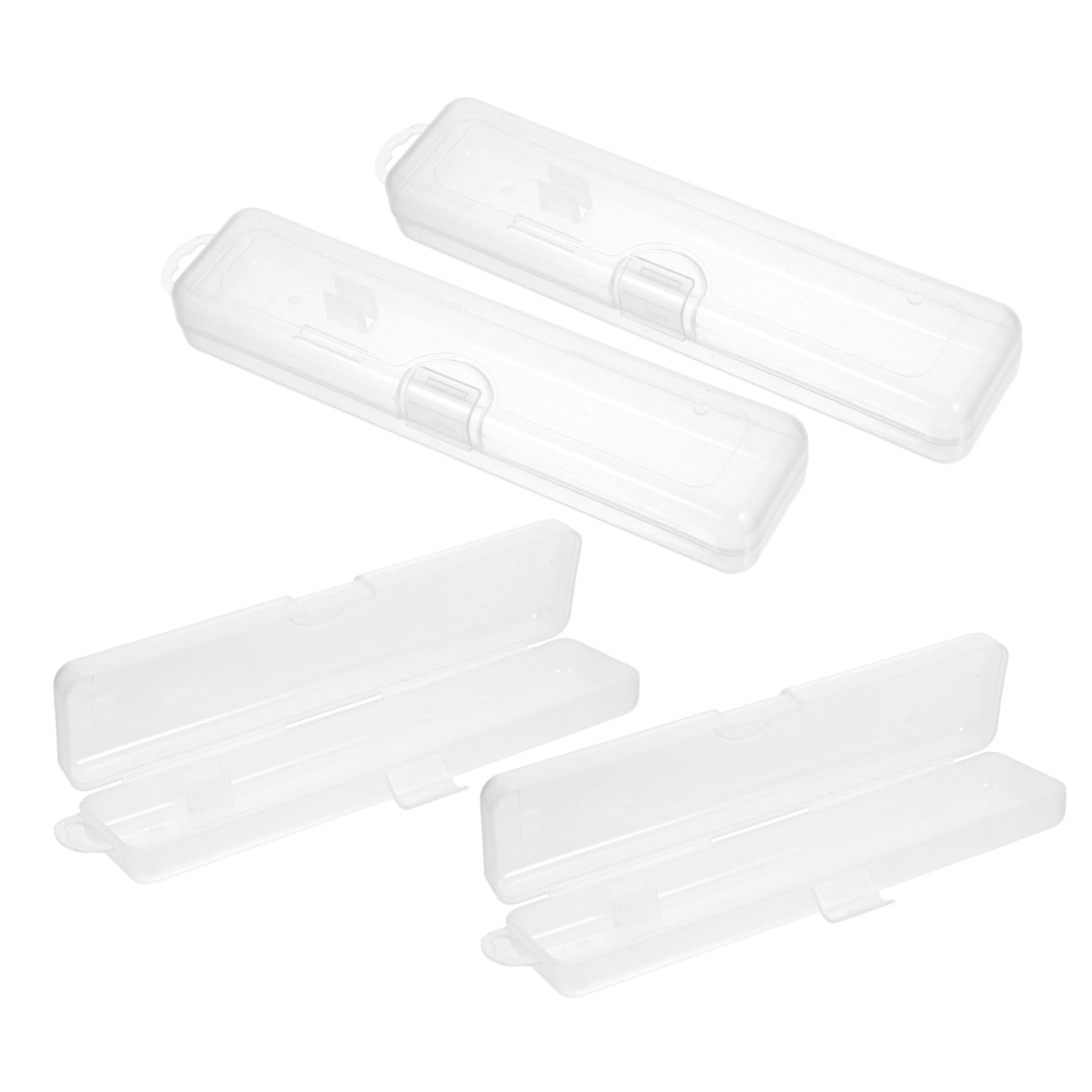 NOLITOY 20piezas Estuche De Viaje Portátil Para Cepillos De Dientes y Pasta De Dientes Caja De Almacenamiento Transparente Para Viajes y Picnics