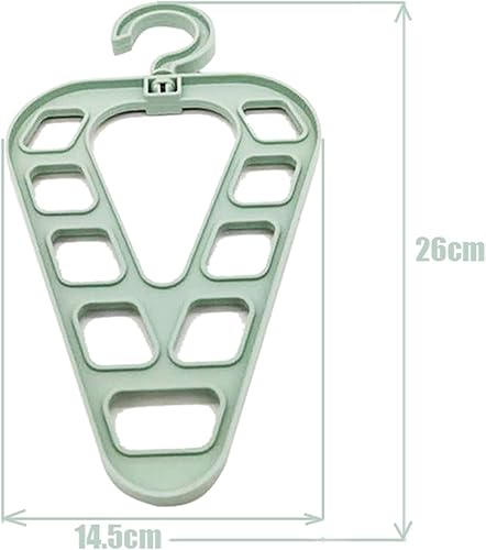 Miniatura 4 de Percha mágica para ropa de 9 agujeros, organizador de armario, estantes de secado multifunción, para guardarropa, bufandas, almacenamiento de tela,