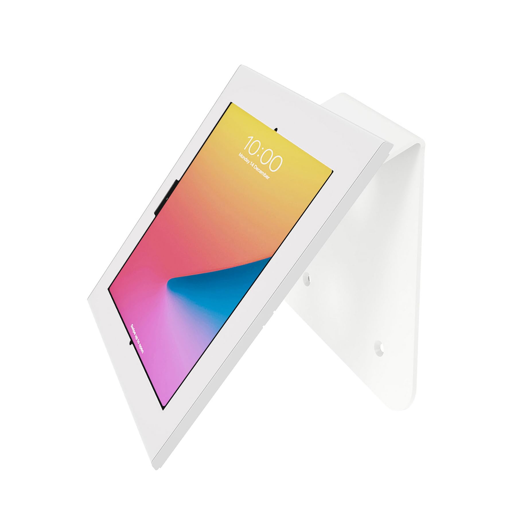 KIMEX Soporte Universal para Tablet Apple y Samsung 12.9''-13'', Blanco | Montaje en Pared o Mesa