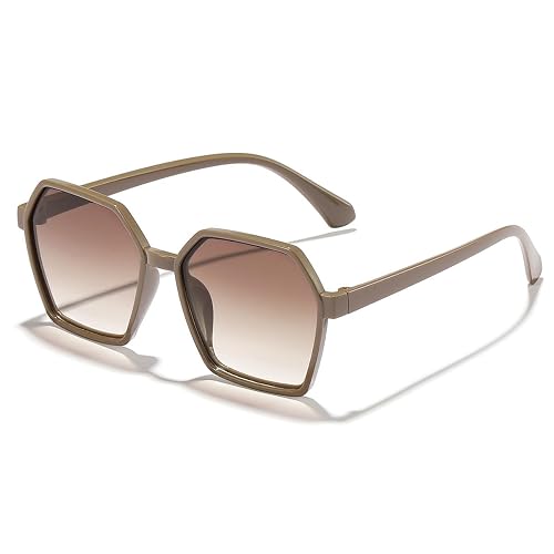 IKANOO Oversized Sunglasses for Women Men Fashion 70s Disco Glasses