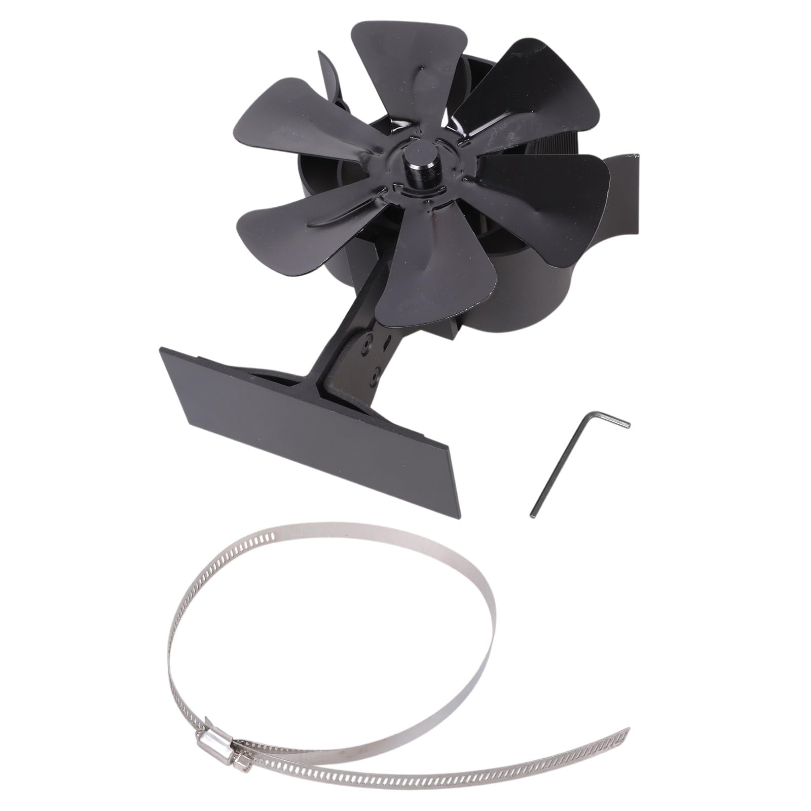 Kalttoy Fan 2 In 1 Chimney Fan 6 Heat Powered Stove Without Power Efficient Heat Circulating Stove