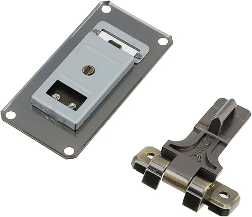 Miniatura 2 de T Tulead Cerradura de combinación de equipaje, caja de herramientas de hierro, cerrojo de bronce, cerraduras de repuesto, cerradura de pestillo de