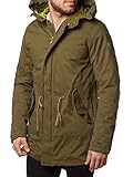 scotch & soda daunenweste  Scotch & Soda Herren Classic Parka Jacke, Grün (Army 0115), X-Large