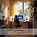 NSY Audio Computer Speakers for Desktop PC, 60W Bluetooth Surround Sound Speakers with Bass, Compact Active Bookshelf Speakers for Office, Monitors, Laptop, Gaming, TV, Gifts (White, Pair)