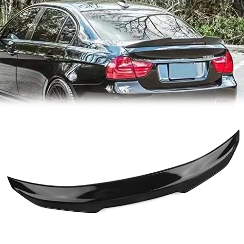 Aileron arrière pour BMW E90 Série 3 2006-2011 4 portes en noir brillant