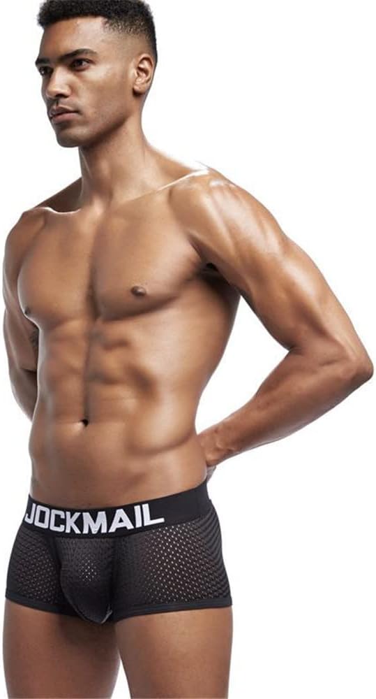 JOCKMAIL Mesh Low Waist Men Underwear Boxers Men Panties Male Underpants Men boxer short - Image 4