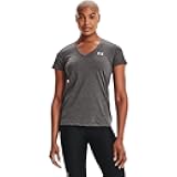 Womens Tech V-Neck Twist Short-Sleeve T-Shirt