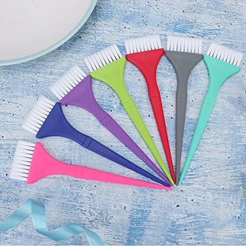Barber Dye Hair Brush Accessory Hairdressing 7Pcs/Set Hair Dyeing Brush Hair Styling Hair Coloring Tool(Hair dye comb)