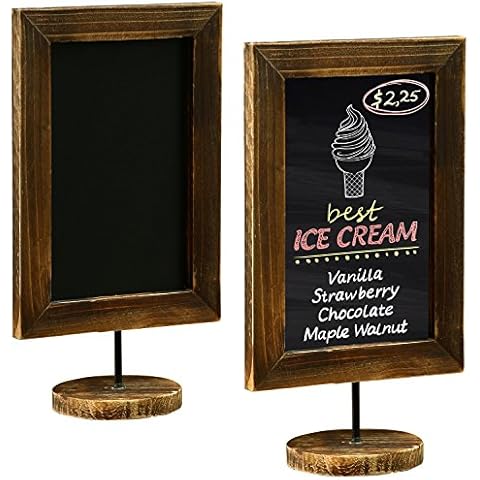MyGift 12 Inch Chalkboard Sign Set Cover