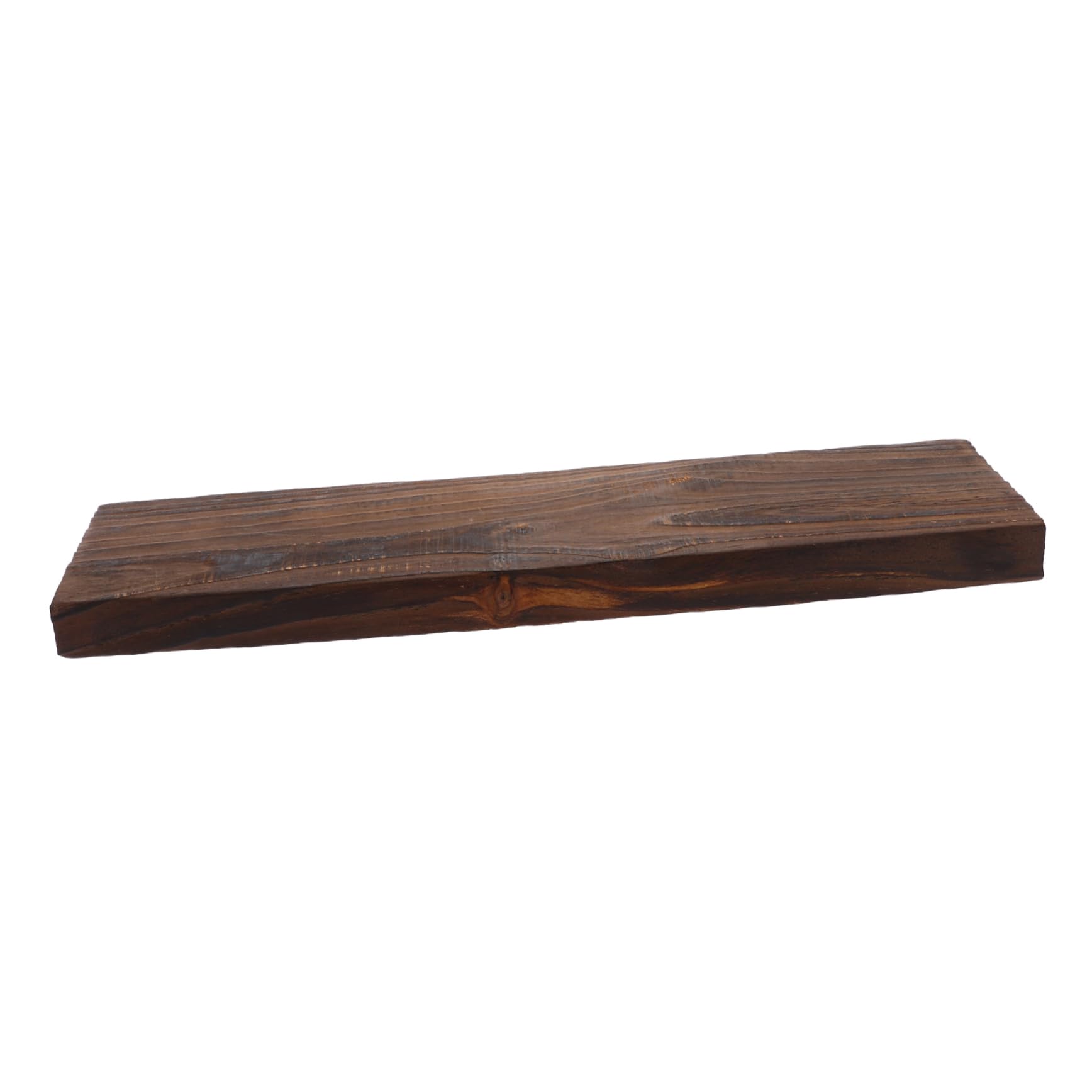 GOOHOCHY Carbonized Wood Board Aquarium Decor Fish Tank Landscape Wood Prop Aquatic Scene