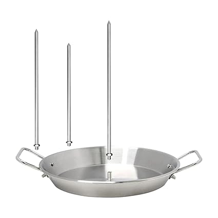 LOSA Vertical Skewer Grilling BBQ Rack Turkey Grill Skewer Stand for Barbecue