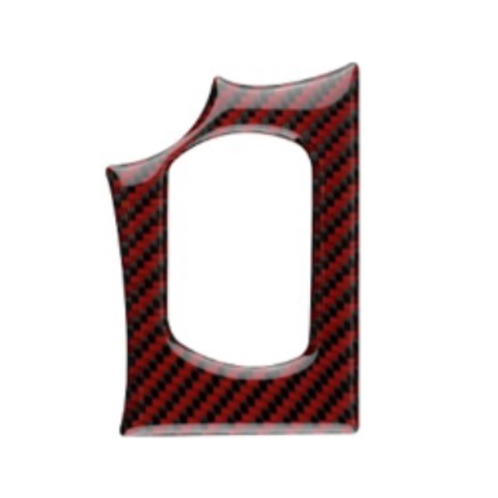 QBKGMEWCA Lower Right Acc Button Frame Accessories Upgrade Sticker Interior Compatible for Corvette C6 2005-2007 Real Carbon Fiber