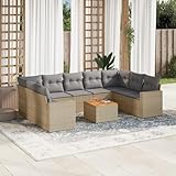 Photo Gallery snsowed set divano da giardino 10 pz con cuscini beige in polyrattan,set di mobili da giardino,set divani da giardino da esterno-3224267 Photo Gallery snsowed set divano da giardino 10 pz con cuscini beige in polyrattan,set di mobili da giardino,set divani da giardino da esterno-3224267