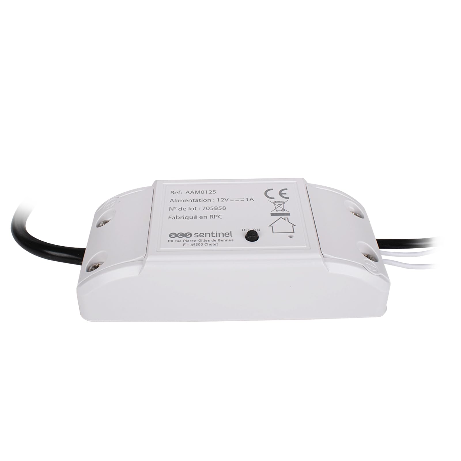 SCS Sentinel, AAM0125, Módulo receptor conectado para motorización WifiGate, 12 V CC no incluidos, cable de 5 m, Compatible con todas las motorizaciones de cancelas y puertas de garaje del mercado
