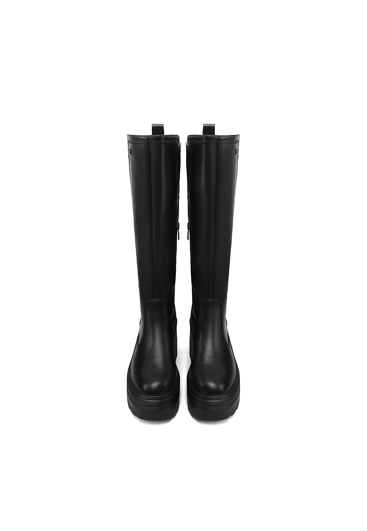 QUEEN HELENA Stivali Alti Donna con Tacco Largo X35-87