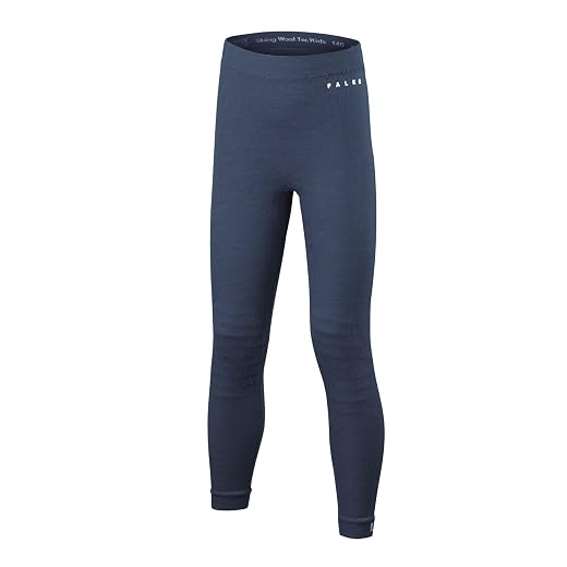 FALKE Unisex Kids Wool Tech. Base Layer Leggings, Thermal, 1 Pair