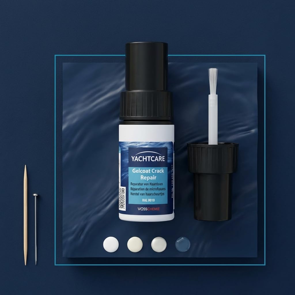 Yachtcare Gelcaot Crack Repair Ral 9010 Gelcoat reparador, Adultos Unisex, 9ml