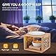Duftlampe Bambus, Duftlampe aus Keramik, Ölbrenner für ätherisches Öl, Wachsschmelzen, Aromalampe mit Teelichthalter Dekorativer Teelichtkerzenhalter Aromadiffusor für Zuhause,Büro,Spa Yoga Meditation