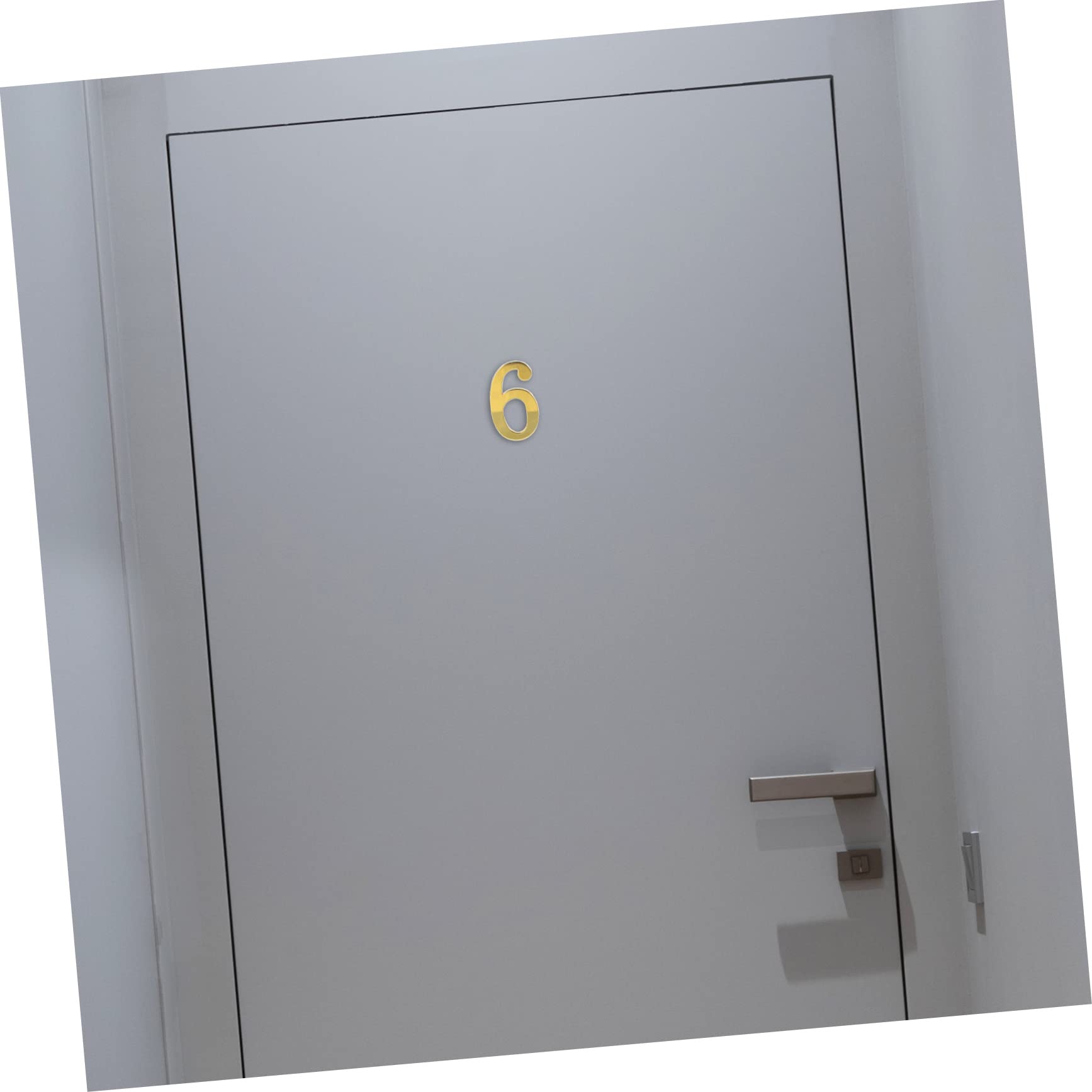 VILLCASE Magnetic Metal House Numbers with Strong Magnet for Front Door Mailbox Garage and Hotel Use Easy to Attach Durable Digital Door Number 2.75X1.6 Inch - Image 4