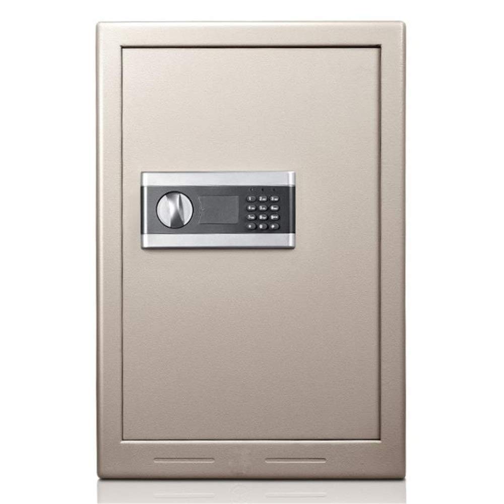 Cassetta di Sicurezza Cassetta di Sicurezza Elettronica Digitale in Lega di Acciaio con Chiavi Blocco Tastiera Altezza 60 cm Ignifuga Impermeabile per casa Ufficio Hotel Affari Denaro contante