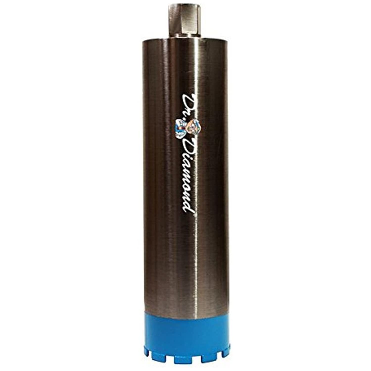 Dr. Diamond | Corona de perforación de diamante y broca de núcleo de hormigón con alojamiento de 1 1/4 pulgadas y longitud útil de 450 mm para perforación en seco y húmedo | diámetro de 172 mm