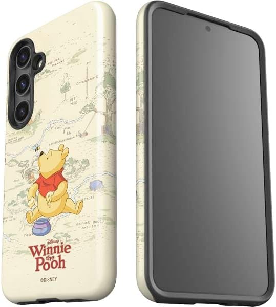 Skinit Impact Phone Case Compatible with Galaxy S24 Plus - Officially Licensed Disney Winnie The Pooh Hundred Acre Wood Design