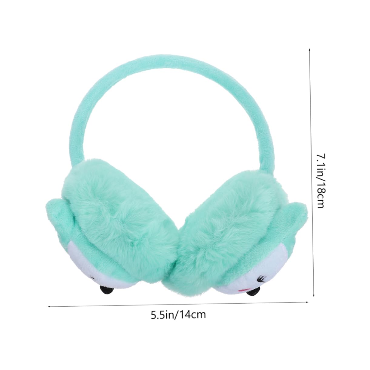 GALPADA 2Pcs Winter Earmuffs for Comfortable Ear Covers with Cute Fox Design for Outdoor Activities Prevents Ear Freezing Great for Boys Durable