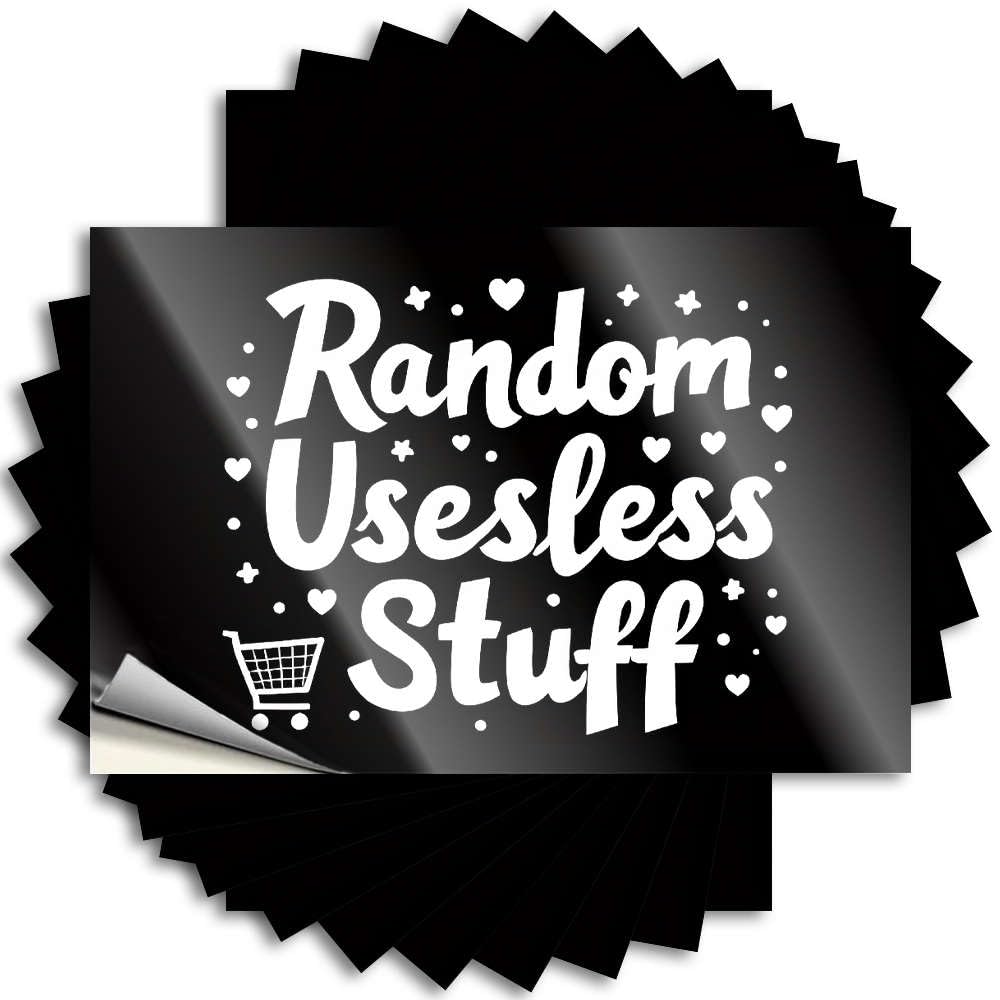 Vintage Outdoor Decor Wall Funny Sticker - Random Usesless Stuff Crazy Durable Sticker Easy Apply for Water Decor(8X12CM)