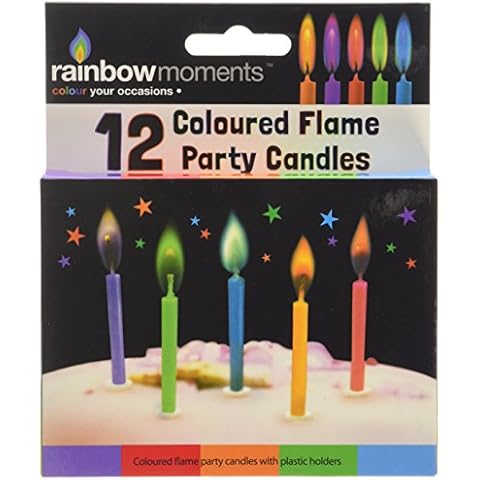 Boxer Gifts Coloured Flame Party Candles Cover