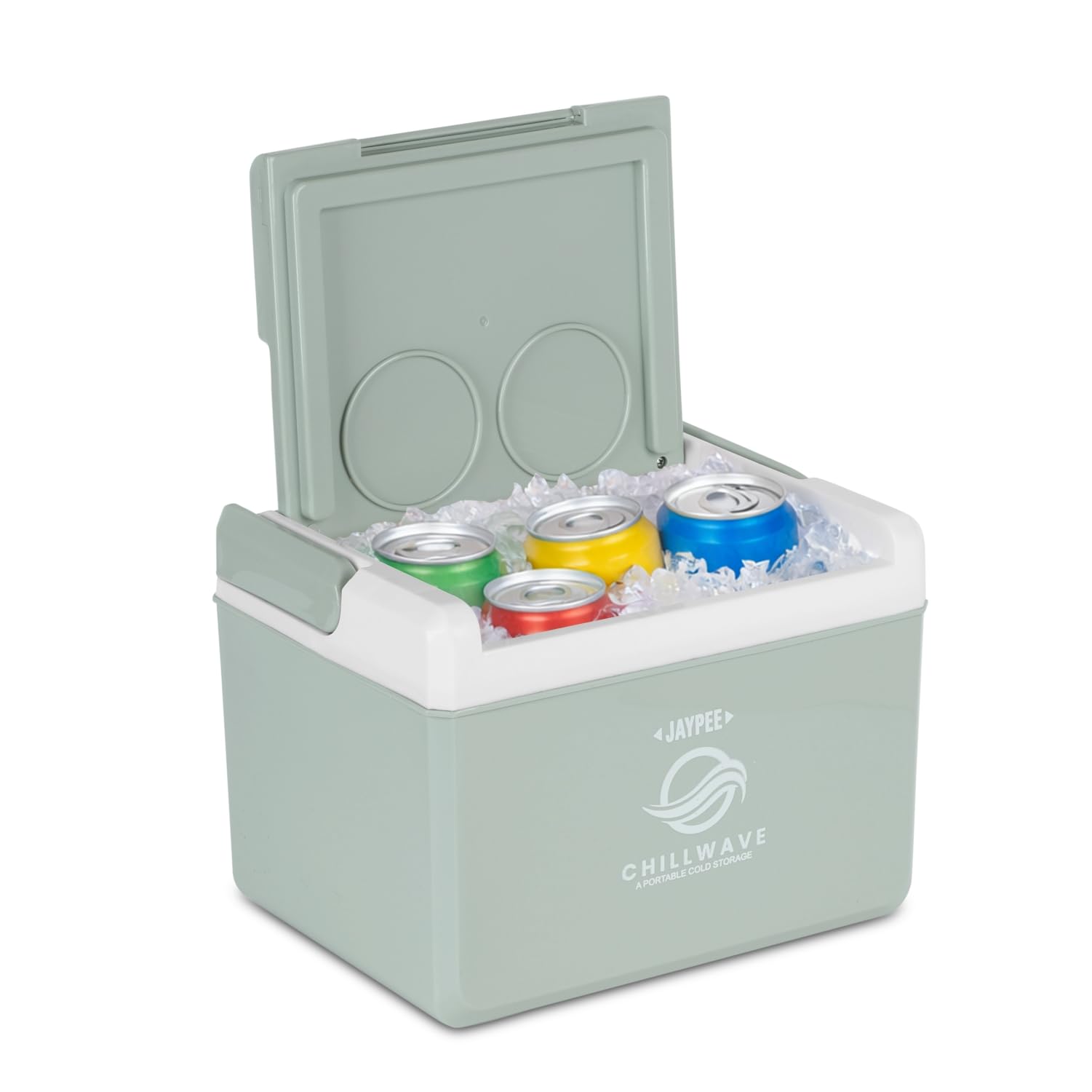 Jaypee Chillwave PUF Insulated 4.6 Litre Ice Box with Portable Handle |Chiller for Medicine, Ice Cubes Spacious Ice Storage Box, Cooler Box for Travel Trekking, Hiking, Picnic & Road Trip,Green-image-12