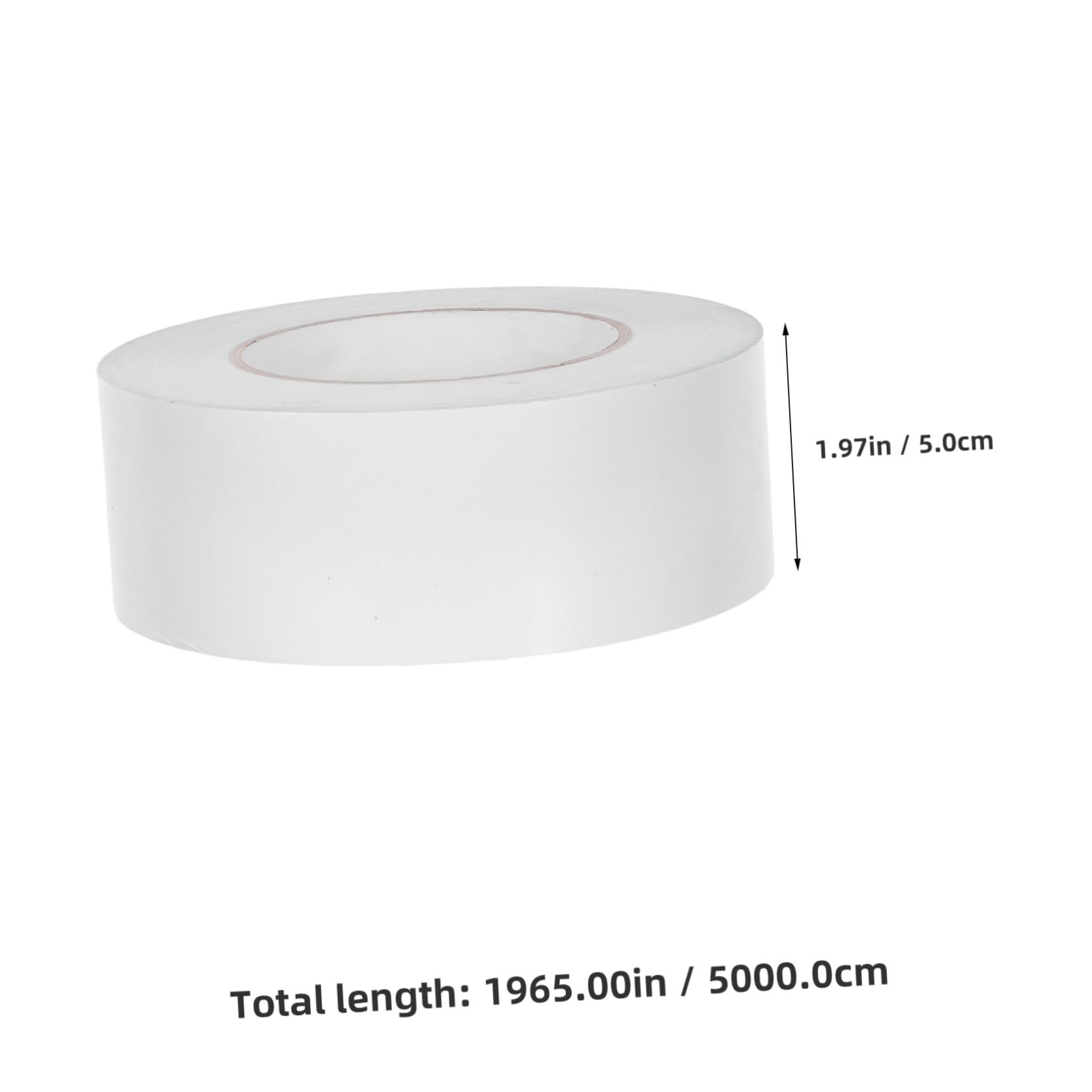 iplusmile Nastro Biadesivo Trasparente Invisibile Pet, Resistente e Ultra Sottile, 1 Rotolo 5cmx50m per Tappeti, Decorazioni e Uso Domestico Interno