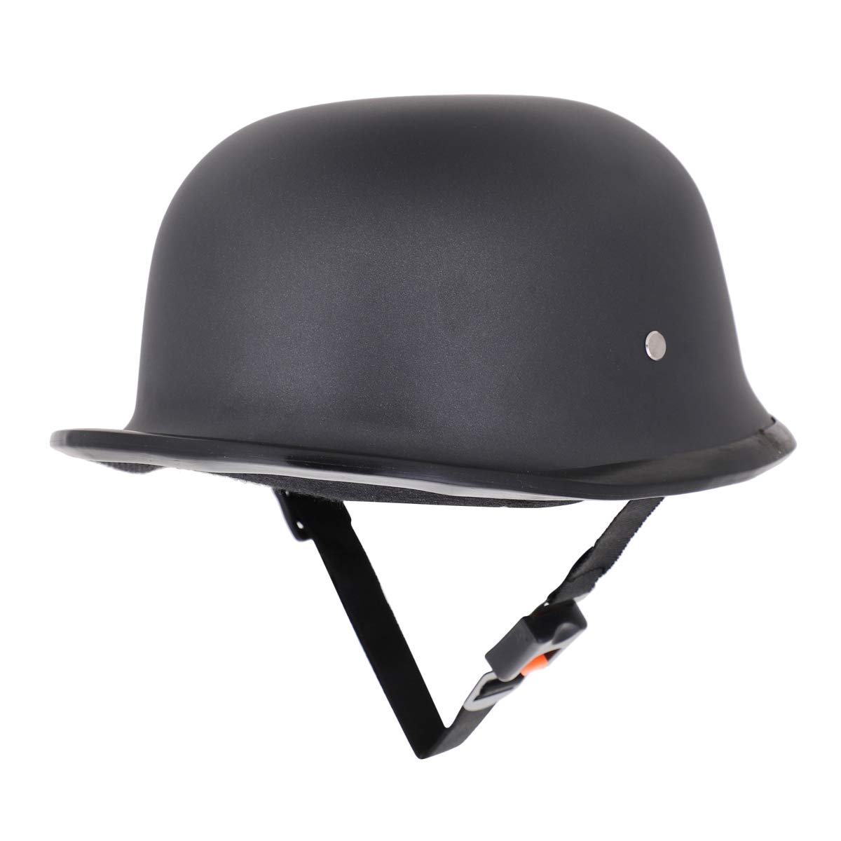 Sage Square German Retro Style World War Inspire Half Helmet (Black Matte) (Large) (Non-Motorized) 2