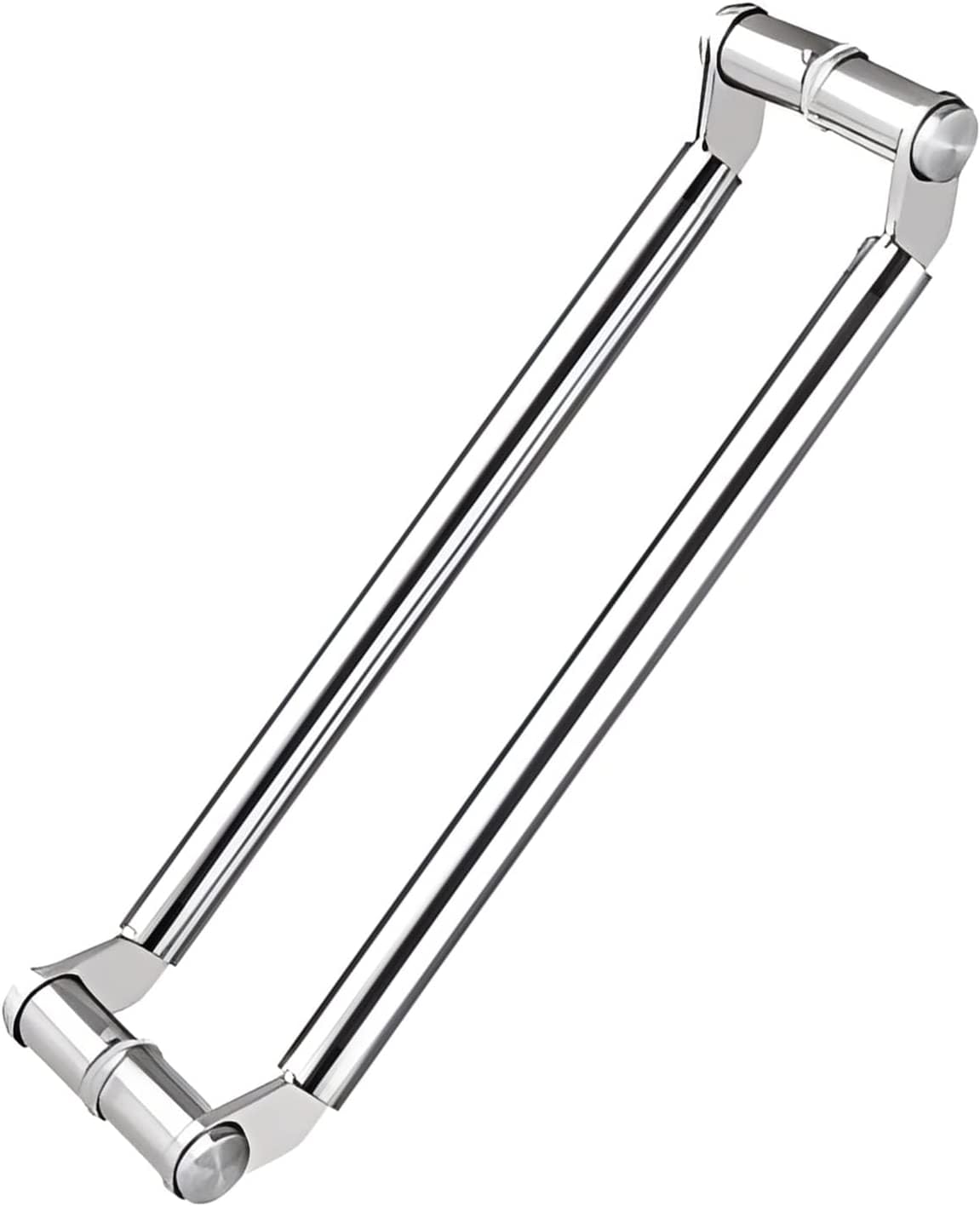 CWCQGH Sliding Door Handle Commercial Door Handle Hardware, Easy Install Push Pull Door Handles, Bar Patio Mall, Brushed Finish Sliding Interior Door Handle with Screws,Sier-150Cm/59In