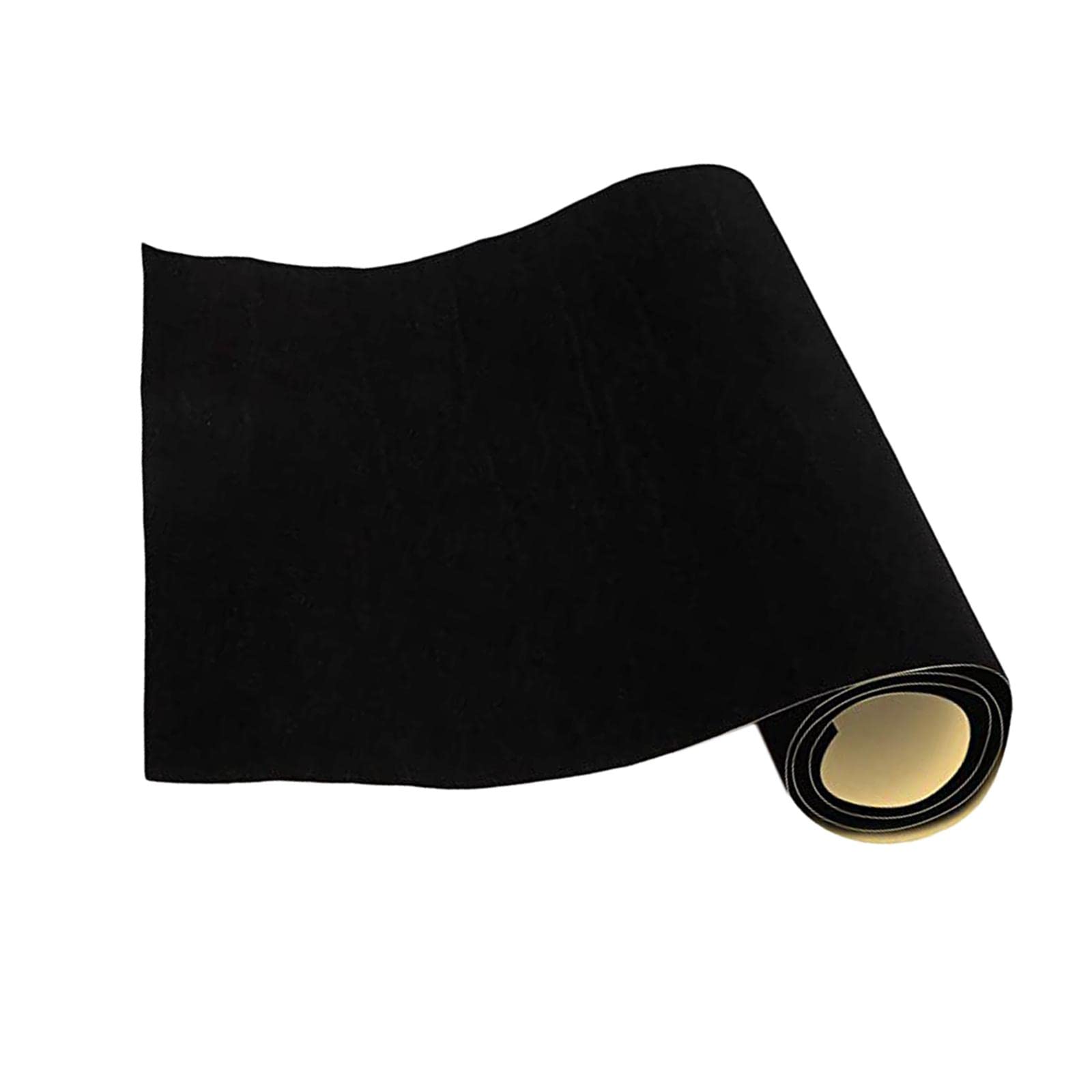 Back Self Adhesive Sheet Felt Velvet Velour Fabric Craft Sticker Black| Fabric-image-17