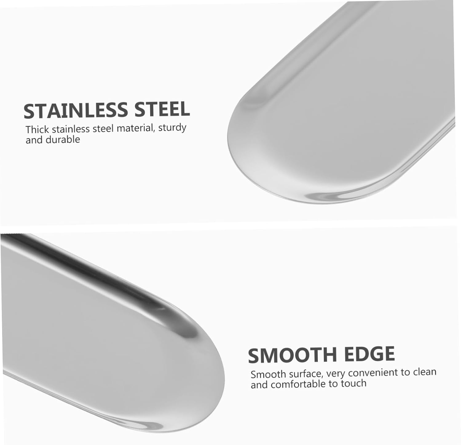 Stainless Steel Oval Sundries Holding Tray Silver Decorative Storage Plate for Jewelry Cosmetics and Small Items Versatile Organizer for Home Décor and Parties