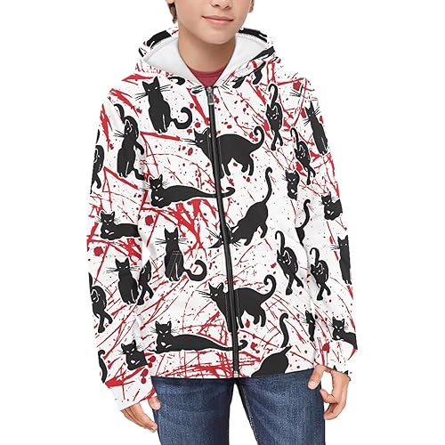 Sweatshirt Light Weight Zip Up Hoddies Long Sleeve Stretch Hoody Coat with Pocket Cozy Jacket for Girls and Boys3