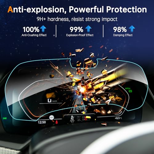 SHAOHAO Compatible with BMW 3 Series G20 2020-2023 Car Navigation Screen Protector 12.3 Inch GPS Transparent Protective Film - Image 2