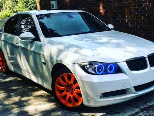 Kit de anillos halo LED RGB para BMW E90/E91 2006-2012 miniatura 5