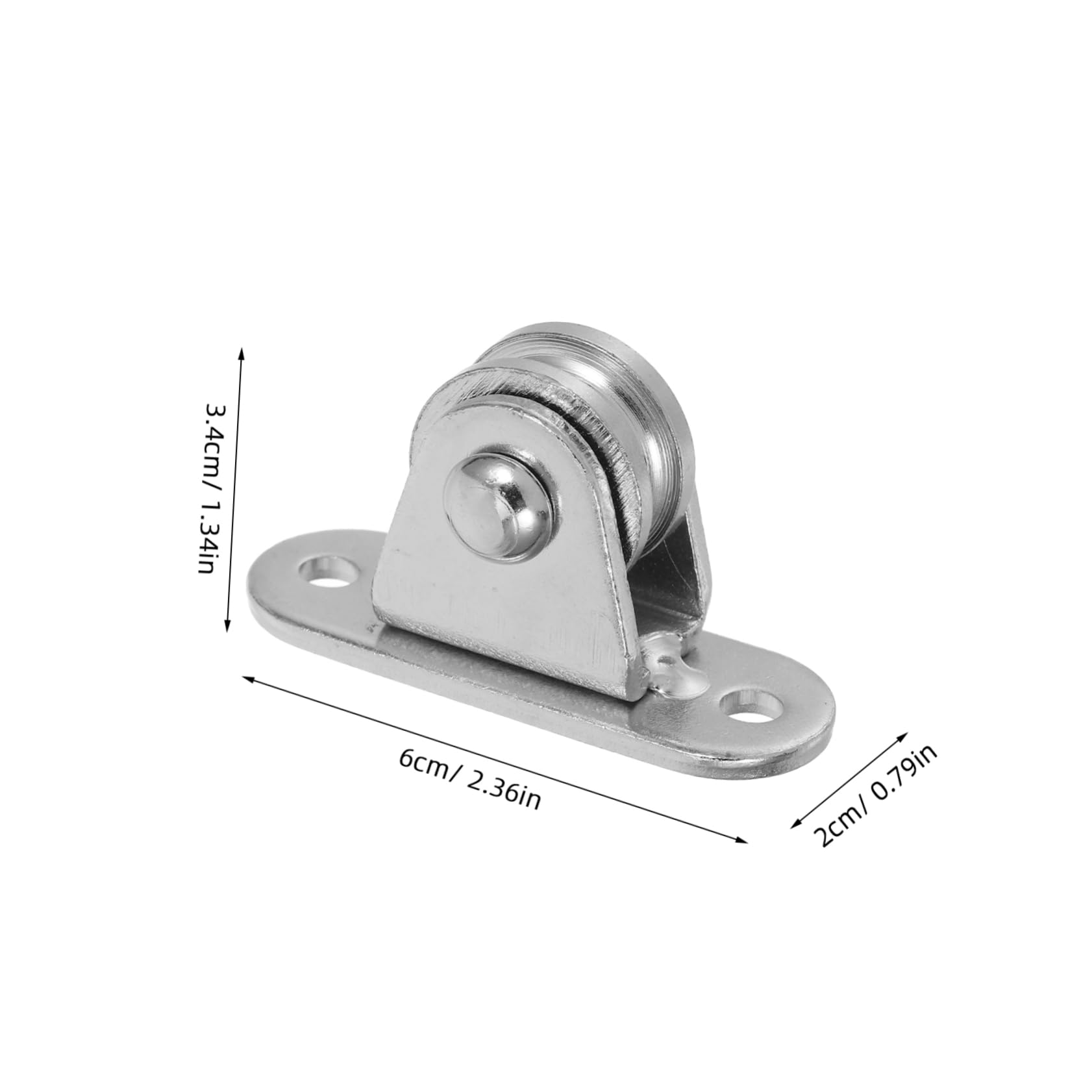 Toddmomy 4piezas Bloque De Polea Silenciosa Para Montaje Pared y Techo Poleas Fijas De Carga Para Proyectos Diy Rodamiento De Bolas Uso Residencial Industrial