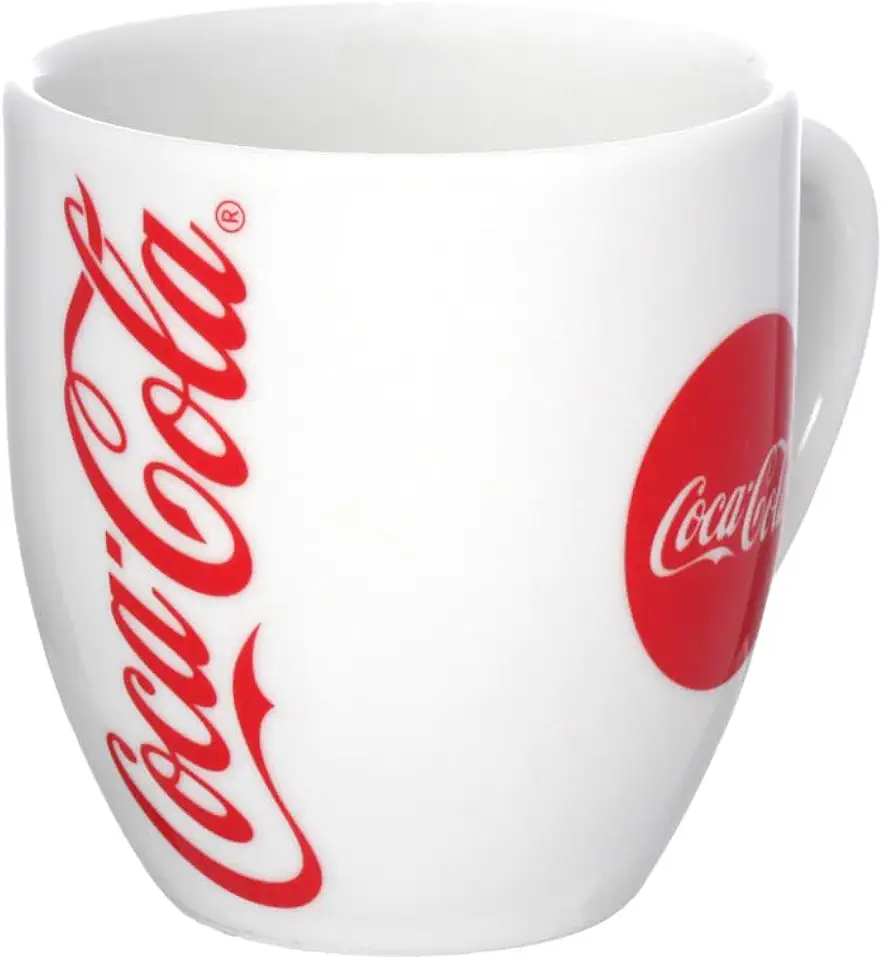 Coca- cola -Caneca de porcelana branca 300ML