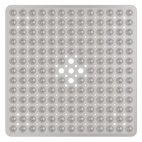 XIYUNTE Square Shower Mat Non Slip Anti Mould Cover