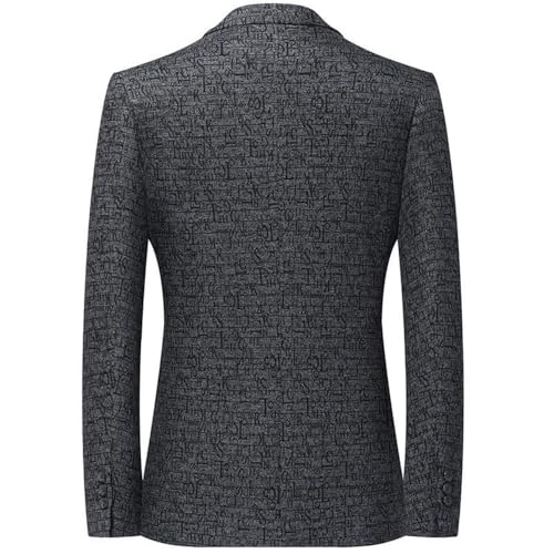 Men's Black Classic Suit Jacket Fashion Handsome Business Casual Spring Lightweight Versatile Slim Fit2